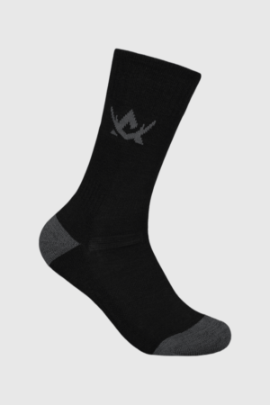 STRØMPER | HUNTER WOOL BLACK